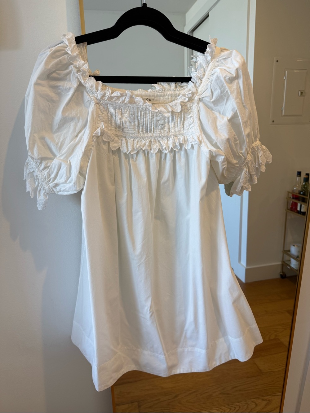 Doen Orchard mini dress white